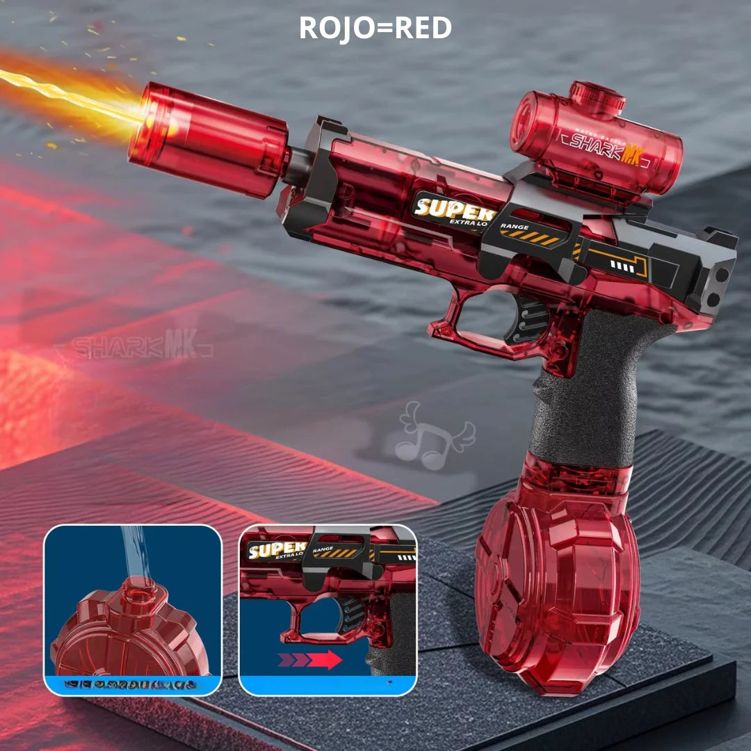 Pistola de agua Automatica con LED