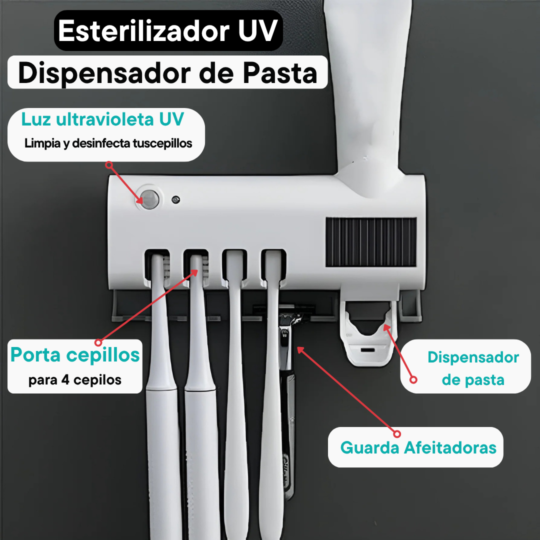 Esterilizador UV + Dispensador PremiumClean® 3 en 1